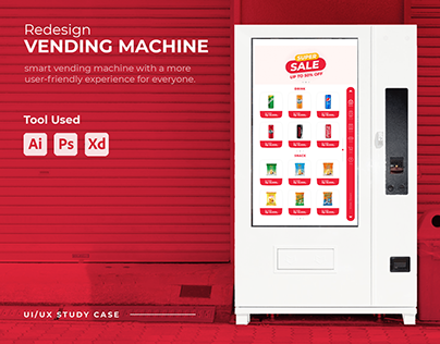 Redesign Vending Mechine | UI/UX study case