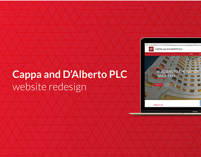 Cappa and D'Alberto Plc website design