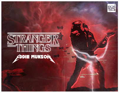 Stranger Things Eddie Munson - Poster Set