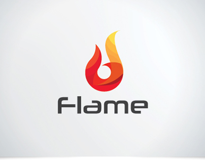 Flame Logo Template