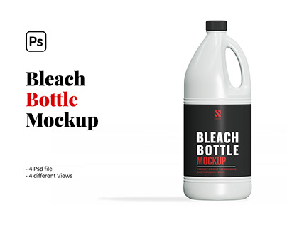 Bleach Bottle Mockup