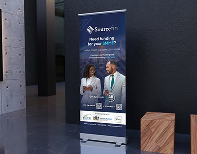 Project thumbnail - Sourcefin Pull Up Banner
