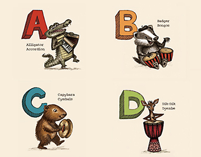 ABCs – Animals Playing Instruments