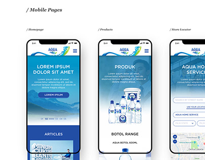 Sehat AQUA | Website & Mobile Design