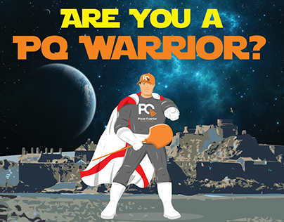 PQ Warrior campaign for Pizza Quarter