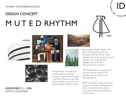 Interior Design Concept | Muted Rhythm 2021