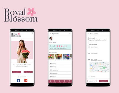 Florist app - The Royal Blossom