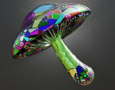 Cybershrooms - NFT Render - Cycles/Raytrace