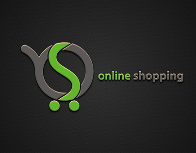 Online Shopping Logo Design | Letter O+S+shopping Cart