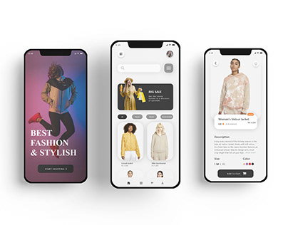 Fashion App | E-commerce| UX/UI design