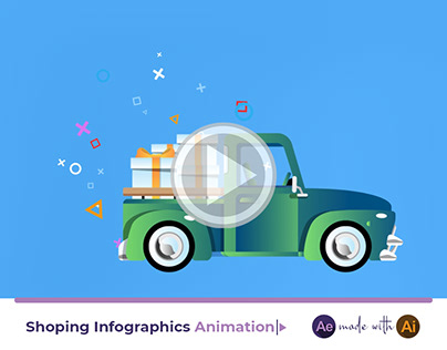 Infographics video for online delivery in after effect
