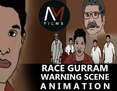 Race Gurram - Warning Scene - 2D Animation