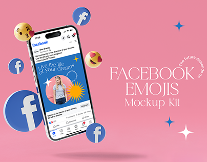 Facebook Emojis Mockup Kit