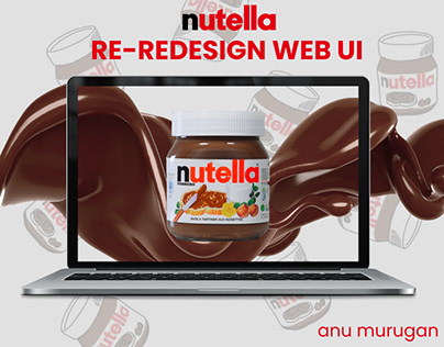 Nutella Re-Design Web UI
