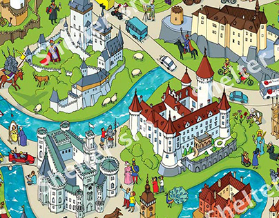 Illustrations for a book about The Czech Republic