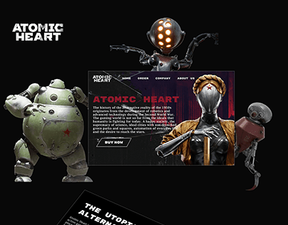 Website for the game Atomic Heart