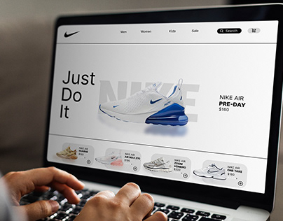 Website UI Design - Nike