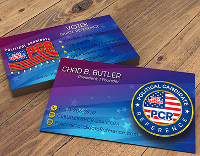 CHAD B. BUTLER Business Card Design