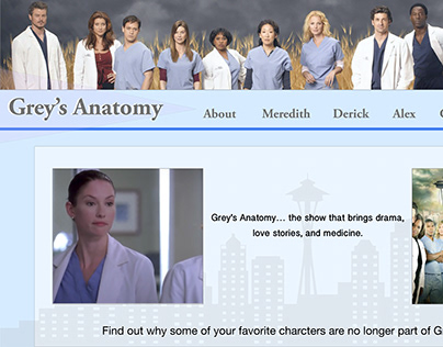 Grey's Anatomy Fan site