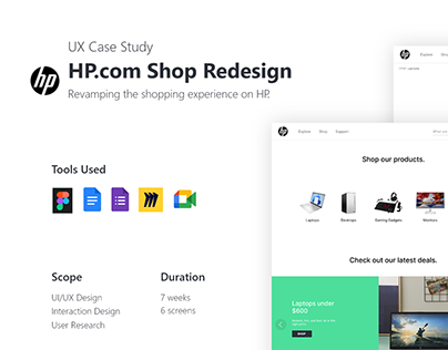 HP.com Shop Redesign