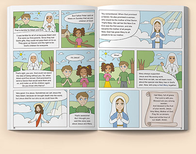 Children's Comic Book | Marian Consecration for Kids