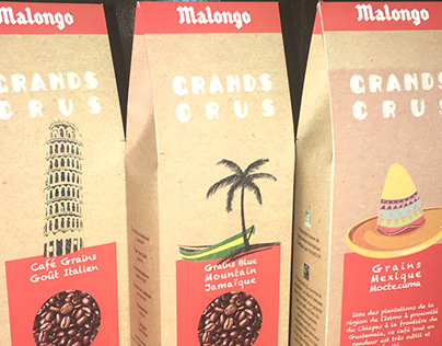 Packaging café Malongo