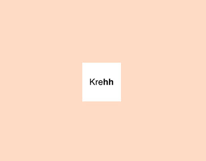 Logo and branding design for Krehh interior studio