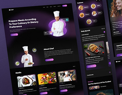 Personal Chef Website Design