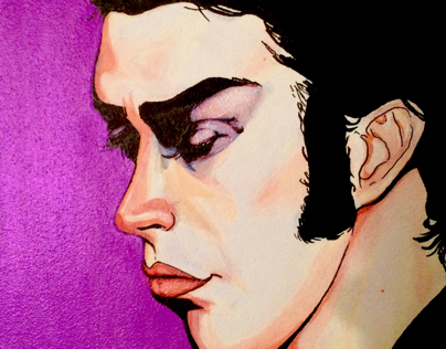 Tim Curry Watercolor/Inking