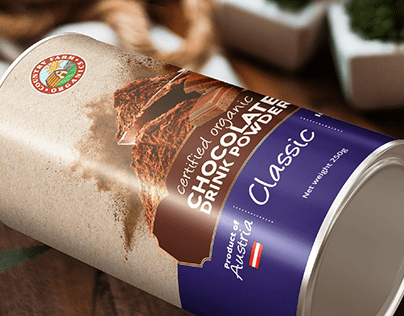 Label Design: Chocolate Drink Powder