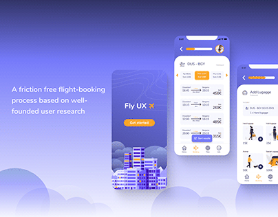 A friction free flight booking app