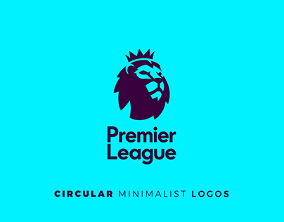 Premier League Circular Minimalist Logos