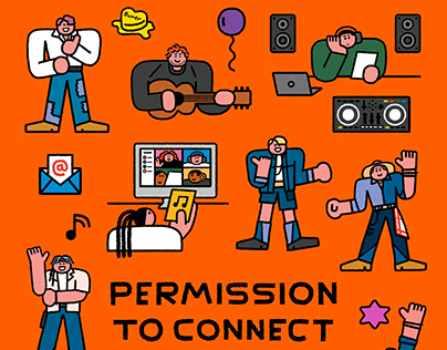 permission to connect with music