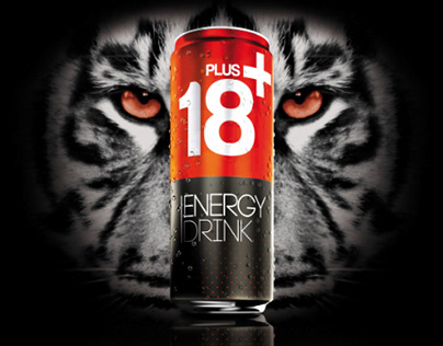 Energy drink «18+» Creating brand & packaging