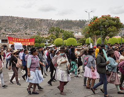 Protests in Ayacucho, Peru
