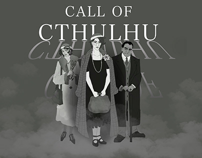 RPG characters design inspired by Call of Cthulhu