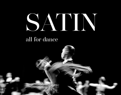 brand identity for SATIN dance wear shop