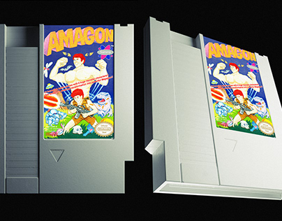 Nintendo N64 & NES Cartridge Mockup Duo