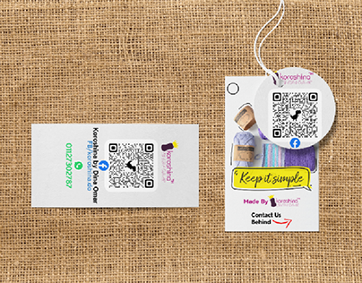 Clothing tag for the handmade Co. Koroshina