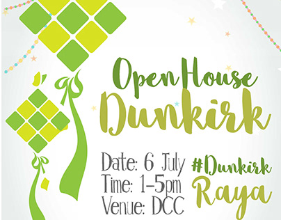 Open House Dunkirk | Poster Design | 2016