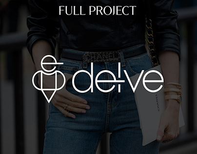 "DELVE" clothing. Brand Identity