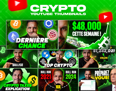 Crypto Trading YouTube Thumbnail Design