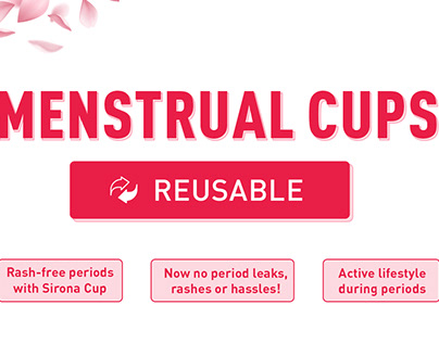 Sirona Menstural Cups Banners