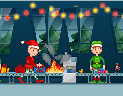 Santa Factory in Chaos