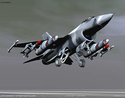 General Dynamics F-16 Fighting Falcon Fighter Aircraft