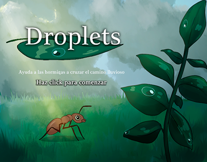 Droplets - Ghibli inspired mini game