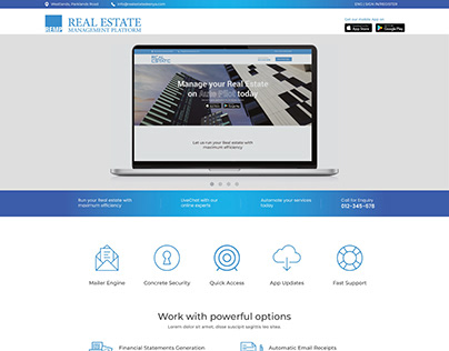 Real Estate App Website