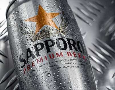 Sapporo beer photography