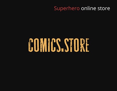 COMICS.STORE - Superhero online store. Website