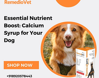 Essential Nutrient Boost: Calcium Syrup for Your Dog